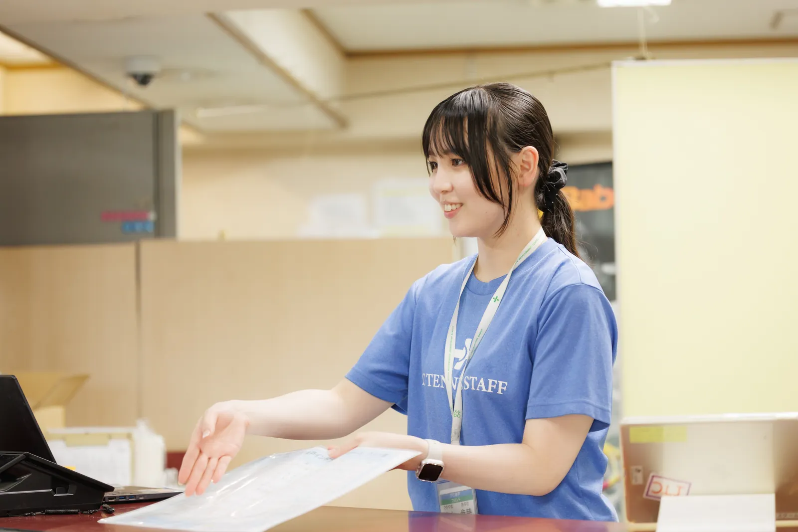 笹山 歩睦さんの仕事風景